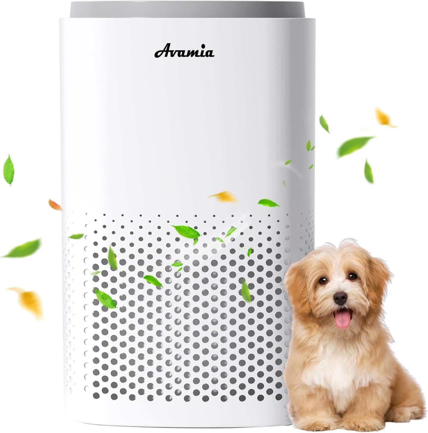 Avamia Purificador de ar para quartos grandes e quartos de até 168, purificador HEPA H14 para animais de estimação com sensor laser de qualidade do ar, para fumo, pelos de animais de estimação, odores