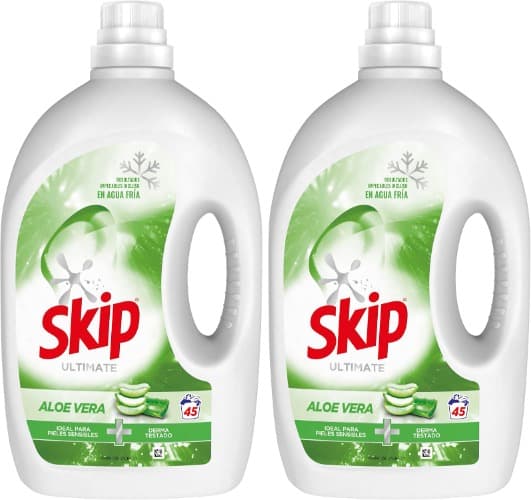 Skip Líquido Ultimate Aloe Vera, 45 lavagens x 2