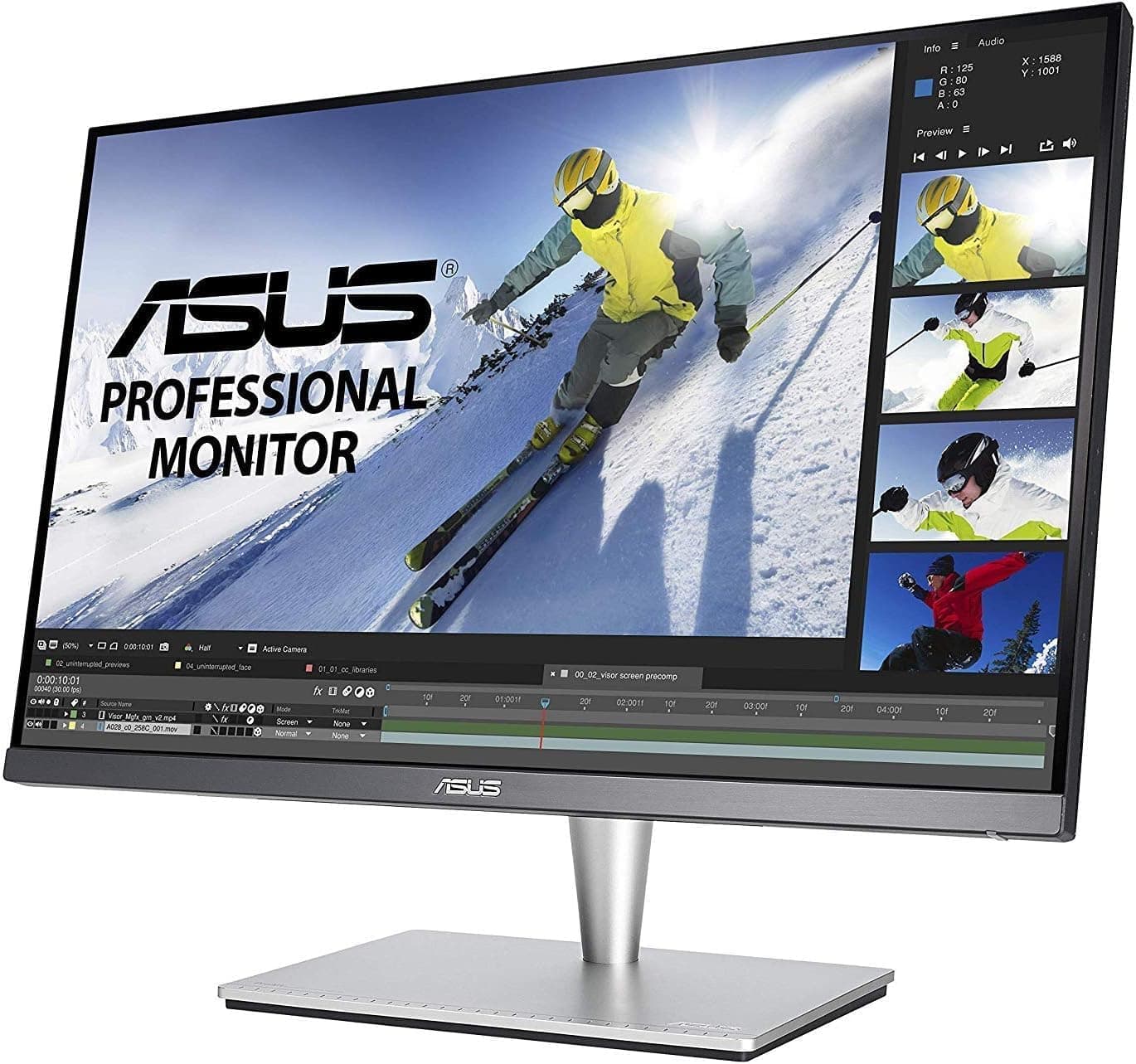 ASUS ProArt PA24AC | Monitor profissional 24'' FHD WUXGA com HDR10 e portas USB-C HDMI DP