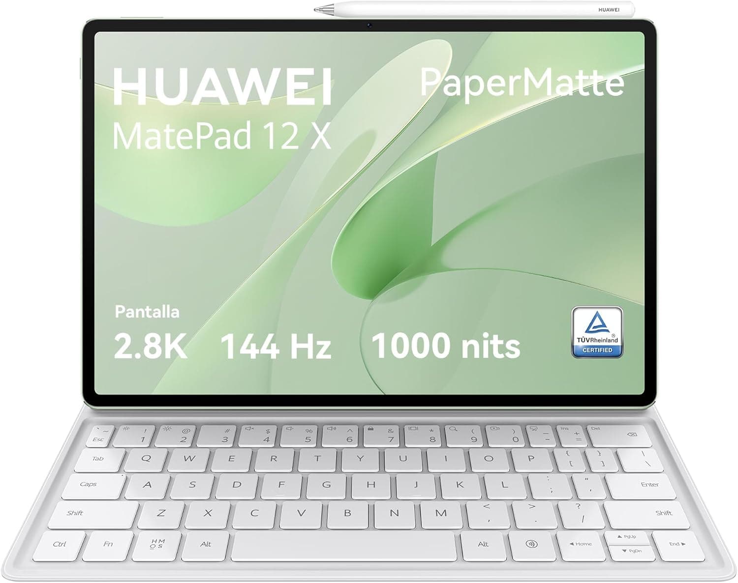 HUAWEI MatePad 12 X com a edição PaperMatte Tablet, ecrã FullView 2,8 K de 12 polegadas, 144 Hz, 1000 nits, 12 GB + 256 GB, com teclado, Painting App GoPaint, NearLink