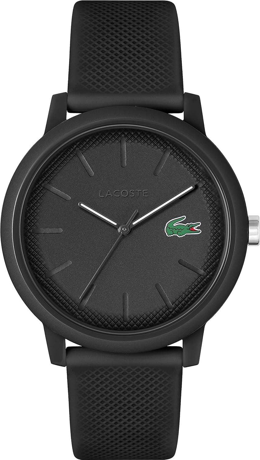 Lacoste Relógio analógico para homem de quartzo com correia em silicone