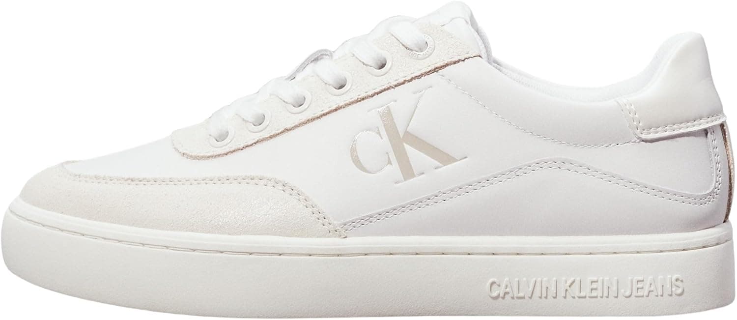 Calvin Klein Sneaker com sola clássica de pele para mulher