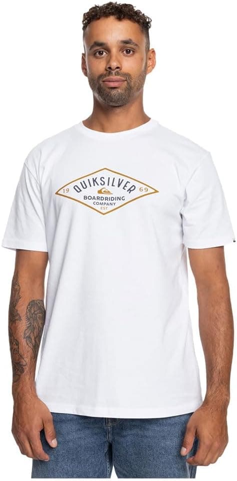 Quiksilver QS Diamond Logo SS T-shirt para homem