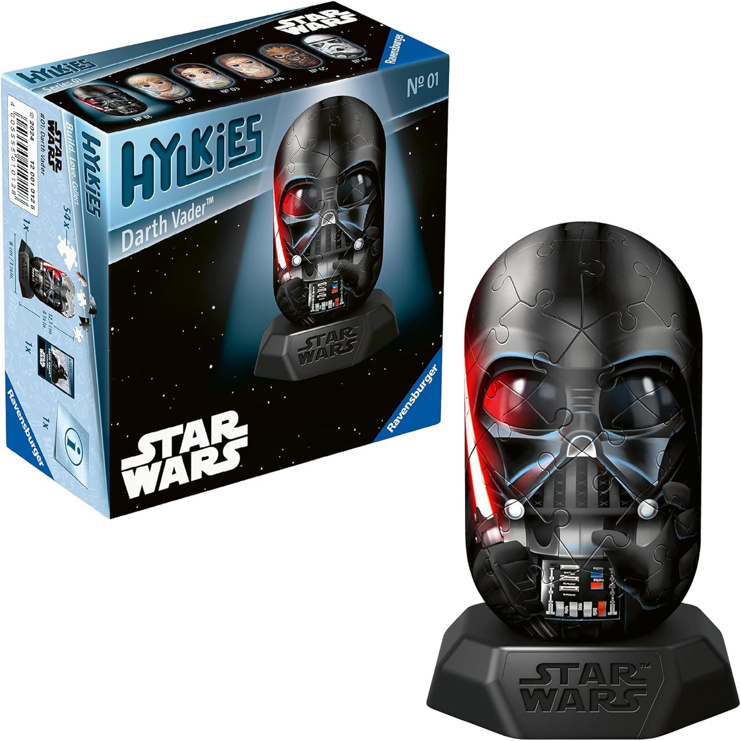 Ravensburger Puzzle 3D-Star Wars: Darth Vader, preto, tamanho único (12001012)
