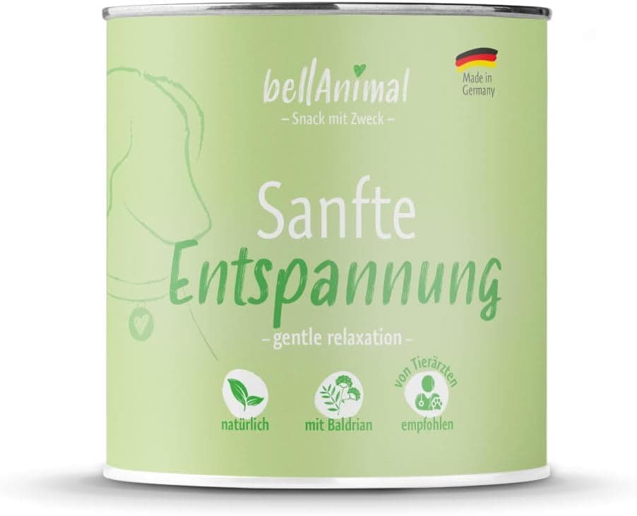 bellAnimal - Mastigáveis ​​​​Premium para Cães - Relaxamento Suave - 300g (1 x 0,30kg) - Aproximadamente 85 Snacks