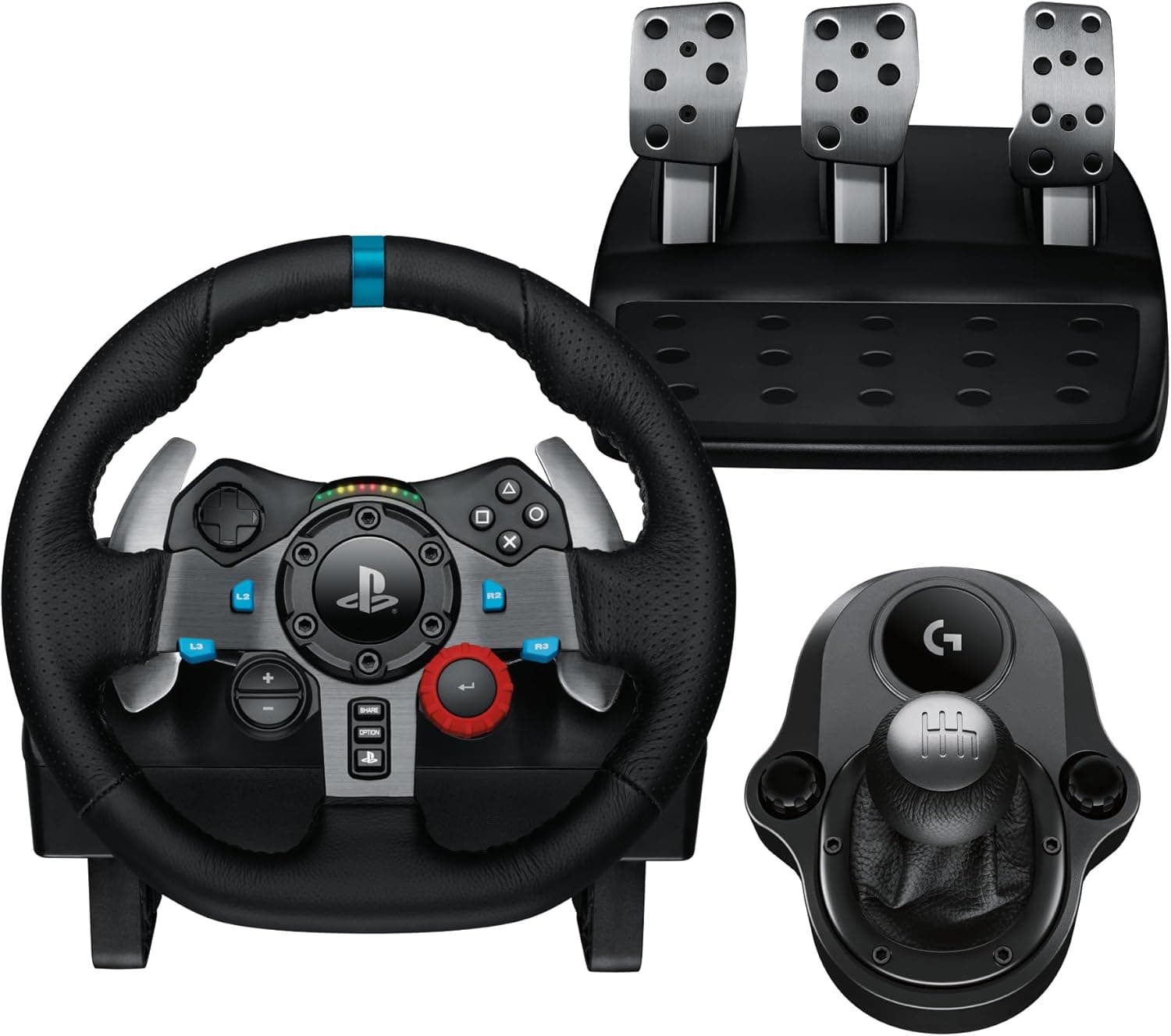 Logitech G G29 SE | Volante com pedal e caixa de velocidades para PC e PlayStation