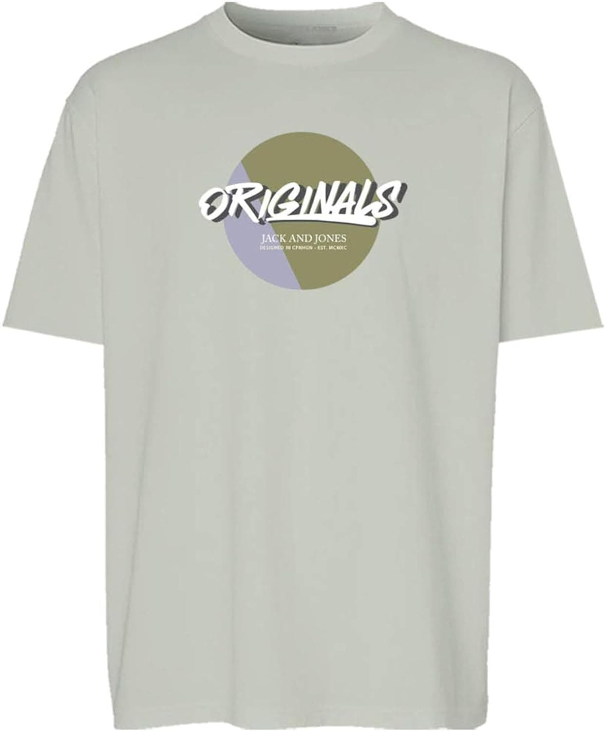 JACK & JONES Jorvarenna tee SS Crew Neck Fst para homem
