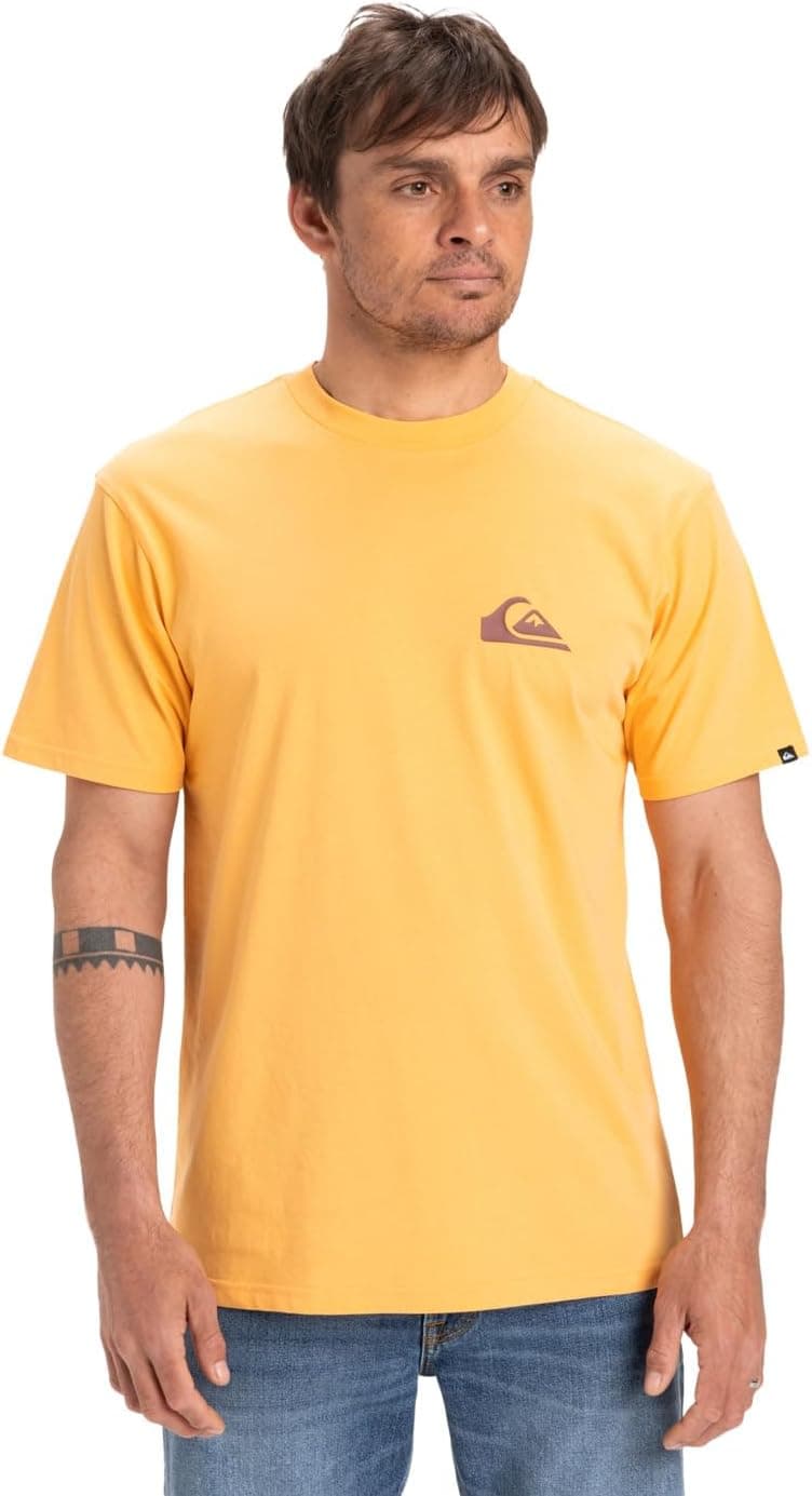 Quiksilver Ev Mini logótipo SS t-shirt para homem