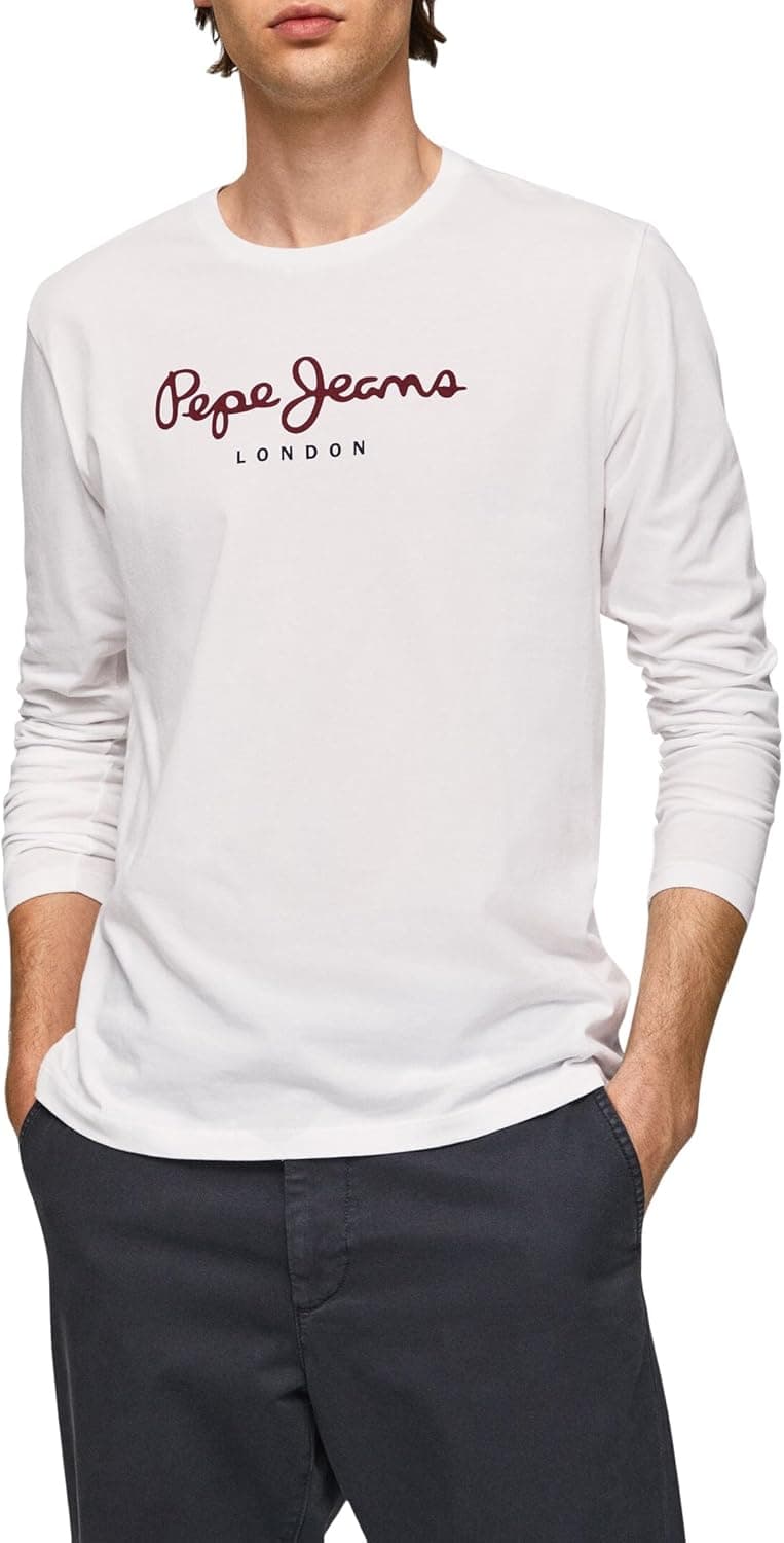 Pepe Jeans Eggo Long N T-shirt para homem XL