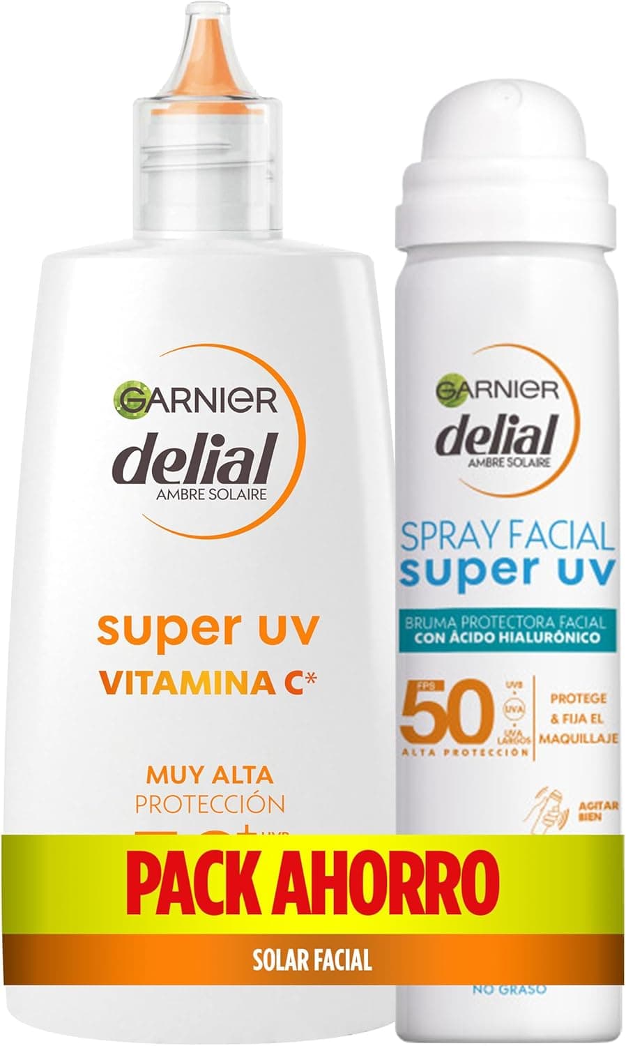 GARNIER DELIAL Bruma facial FPS50 75 ml + creme facial fluído FPS50 40 ml
