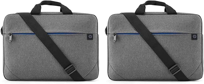 HP Prelude Bolsa para portátil de 15,6" - (alça ajustável, bolso acolchoado, tecido impermeável), cinzento (embalagem de 2)