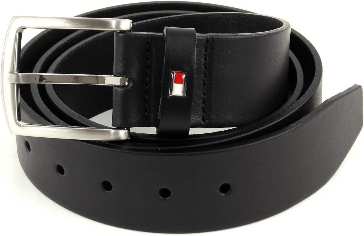 Tommy Hilfiger Cinto homem New Denton Belt 4.0 cinto de couro