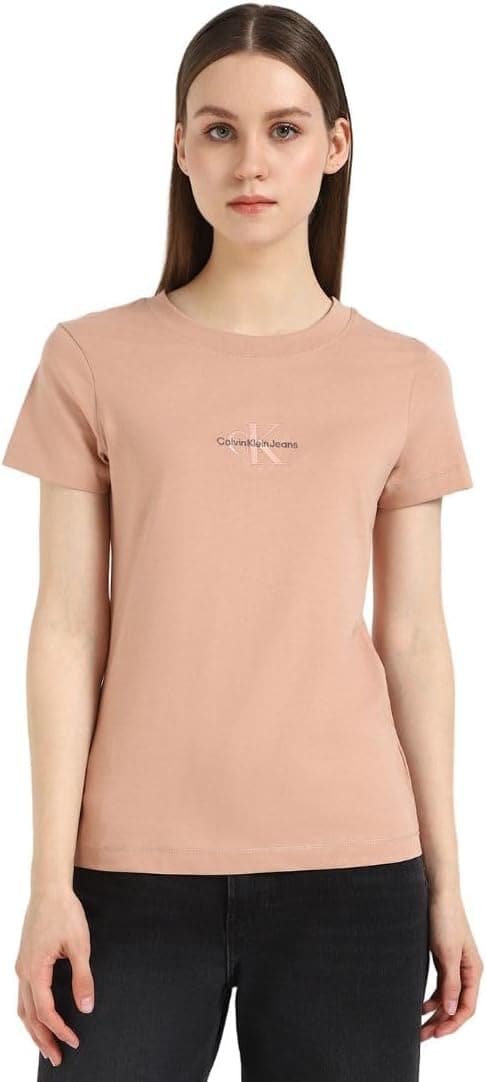 Calvin Klein Monologo Slim t-shirt para mulher