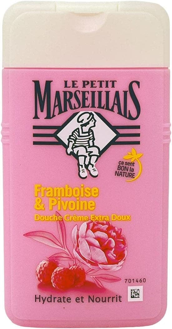 Le Petit Marseillais Gel duche cueillettes fruitées framboesas e peónias, 250 ml