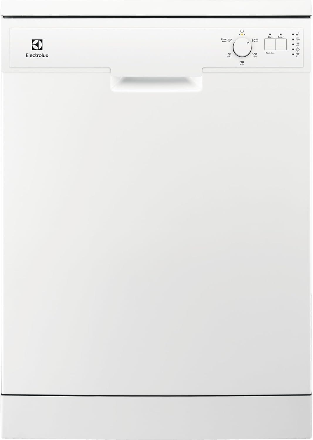 Electrolux ESA17210SW | Máquina de lavar loiça 60 cm para 13 serviços com secagem AirDry e 5 programas em branco
