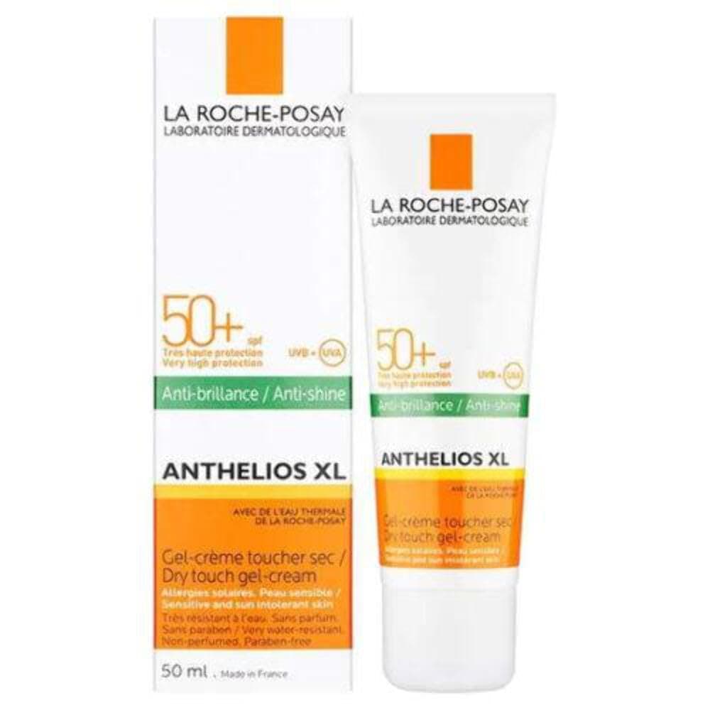 La Roche Posay Gel-Creme, Fotoproteção FPS 50+, Resistente à Água, Suor e Areia, Efeito Matificante, Fórmula com Mexoryl 400, Anthelios UV-MUNE 400 Oil Control, 50 ml