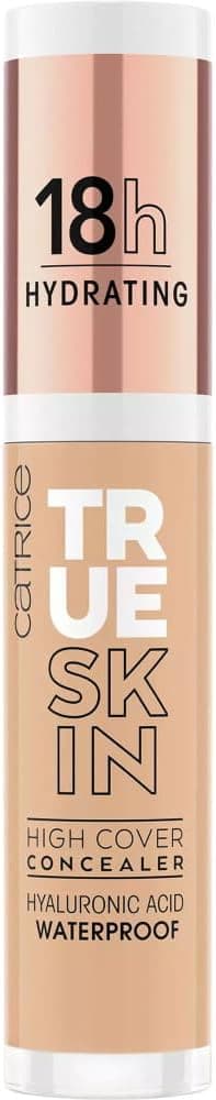 Catrice True Skin High Cover Concealer, não. 039, nu, anti-pimple, hidratação, natural, para pele seca, vegan, oil-free, waterproof, álcool - livre, embalagem de 1 (4,5 ml)