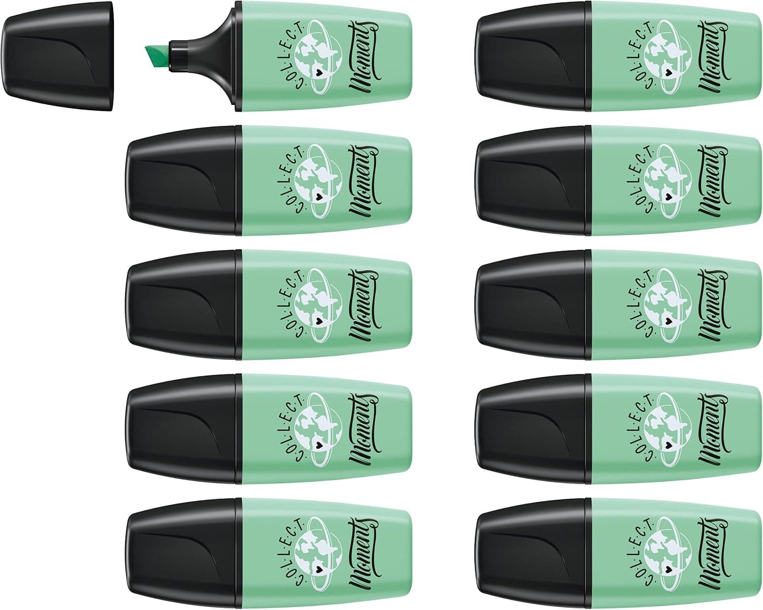 STABILO - Marcador STABILO BOSS MINI Pastellove Edition 2.0 - caixa com 10 unidades - cor pitada de menta 