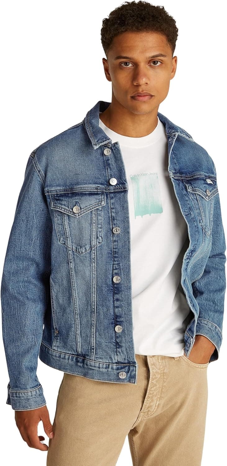 Calvin Klein Trucker | Casaco de ganga para homem