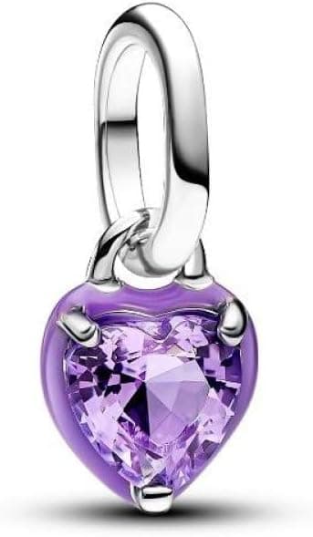 PANDORA ME Mini pingente com design de coração de prata de lei