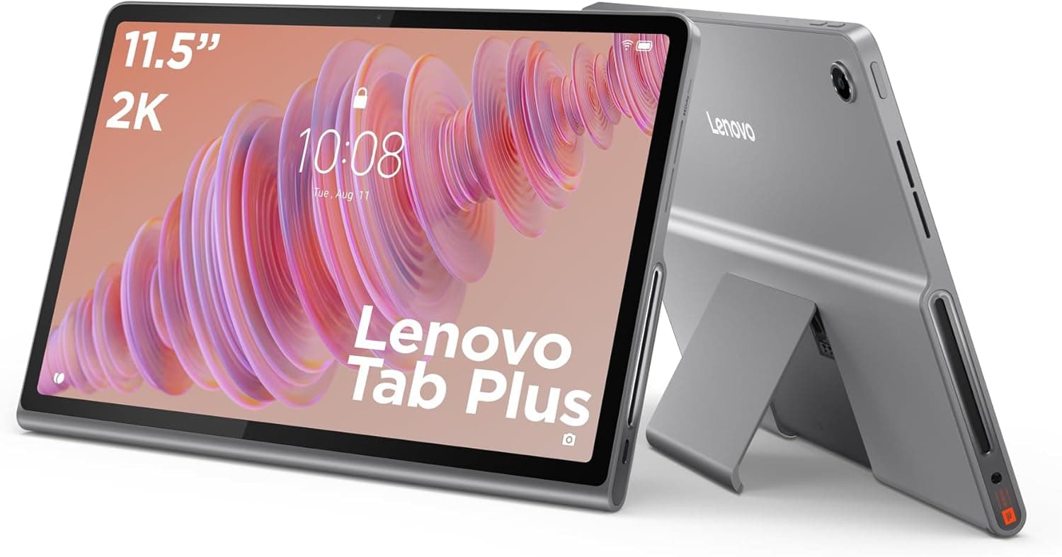 Lenovo Tab Plus, Tablet LCD de 11,5" 2K 2000 x 1200 px (MediaTek Helio G99 Octa Core, 8 GB RAM, 128 GB, 90 Hz, 8 altifalantes JBL Dolby Atmos, WiFi 5 + Bluetooth 5.2, Atmos, Android 14) - Cor