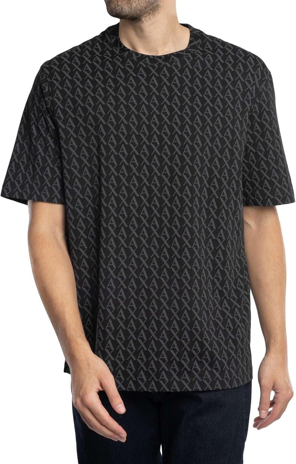 Armani Exchange Allover Logo | T-shirt para homem