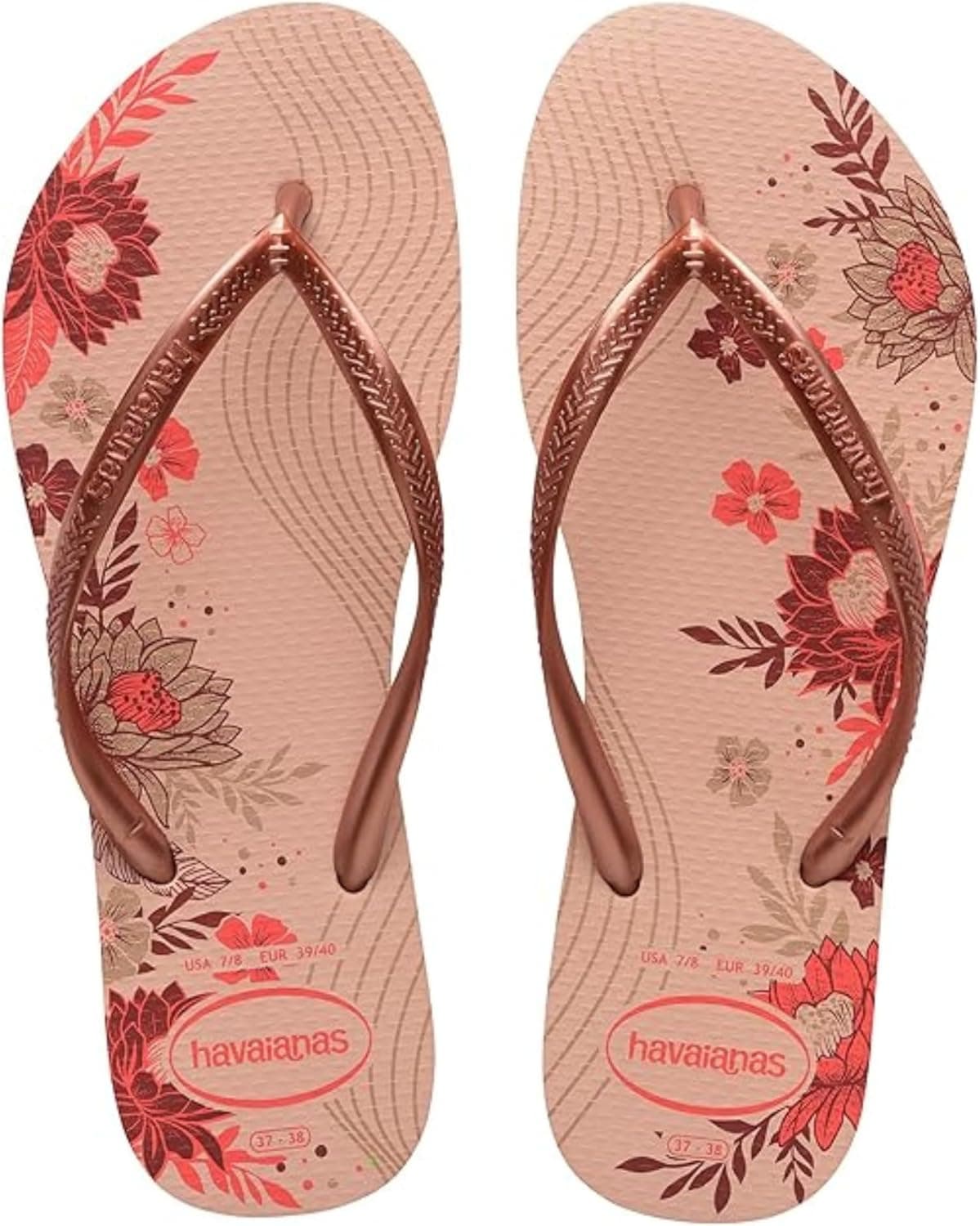 Havaianas Slim Organic | Chinelos elegantes e duradouros com sola antiderrapante para mulher