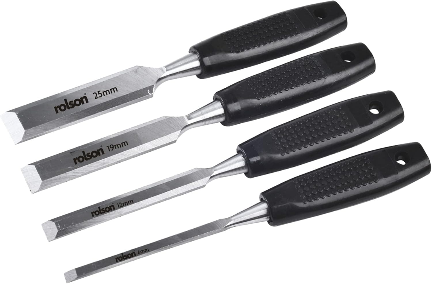 Rolson 56159 - cinzel para madeira (embalagem de 4)
