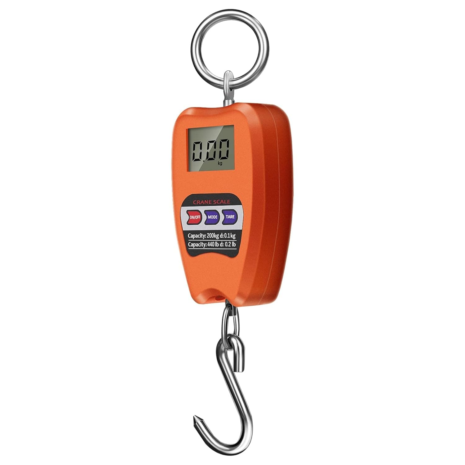 Yeruvce Mini balança para balança industrial digital de suspensão 200 kg/441 Lb balança de gancho suspensão para uso pesado