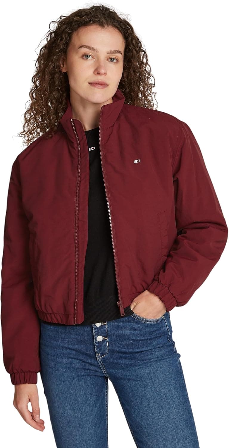 Tommy Jeans Casaco feminino essencial Padded Jacket blusão de entretempo