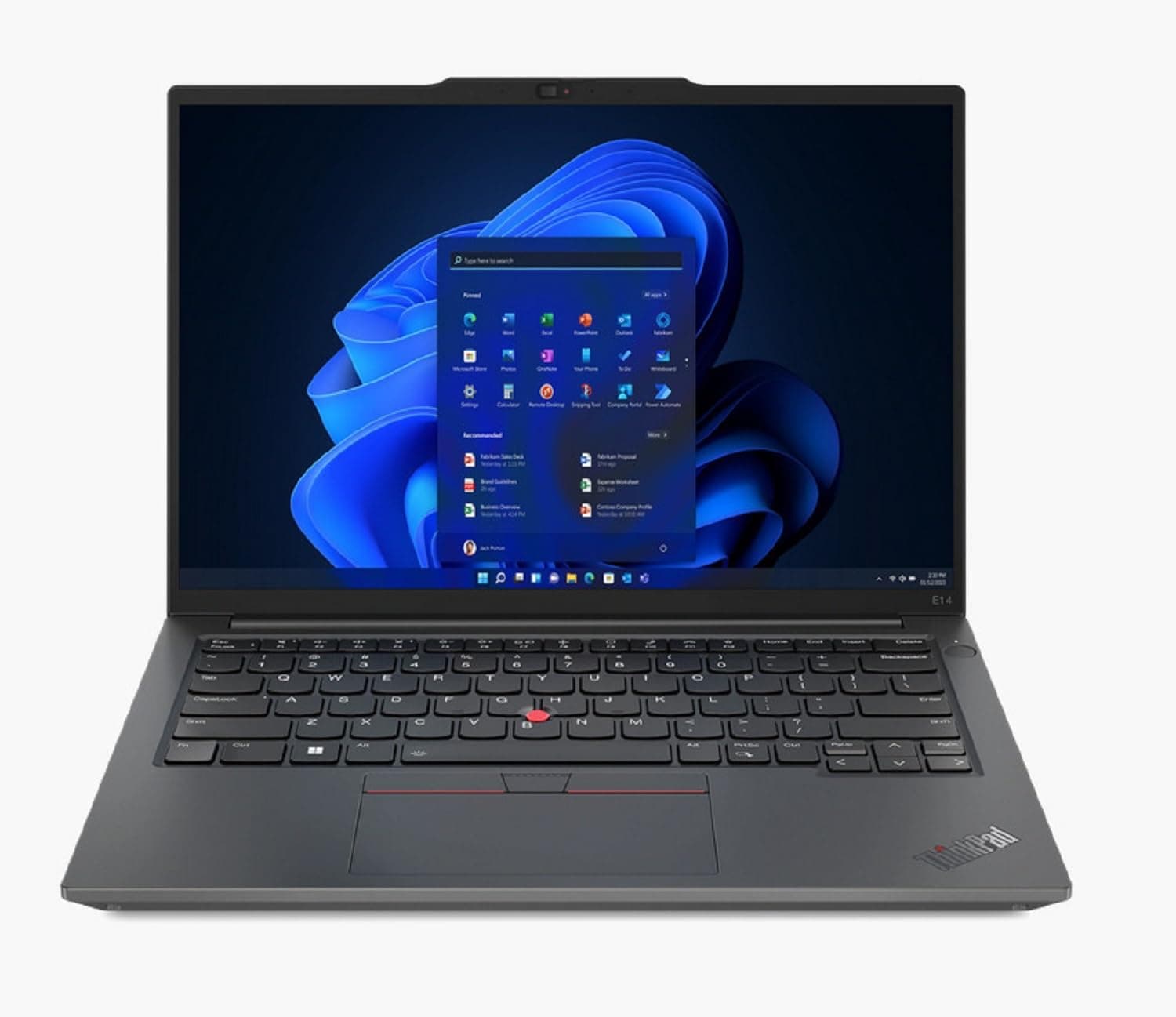 Lenovo Thinkpad E14 Gen 5 Computador portátil WUXGA de 14", (Intel Corei5-1335U, 8 GB RAM, 256SSD, Integrated Intel UHD Graphics 600, W11Pro), Graphite Black - teclado QWERTY espanhol