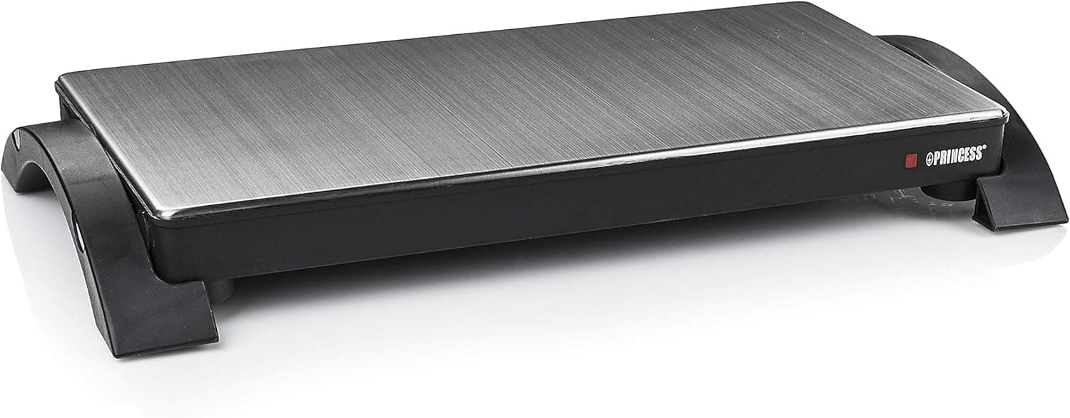 Princess 312295 Warming Tray - bandeja quente, pode ser usada sem cabos, aquece rapidamente