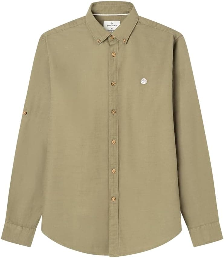 SPRINGFIELD Slub Structure | Camisa em algodão para homem