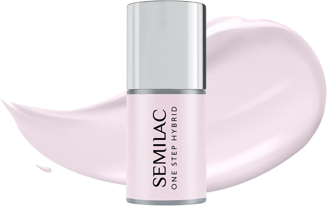 Semilac Esmalte semipermanente One Step Hybrid 3 em 1 S253 rosa natural 5 ml
