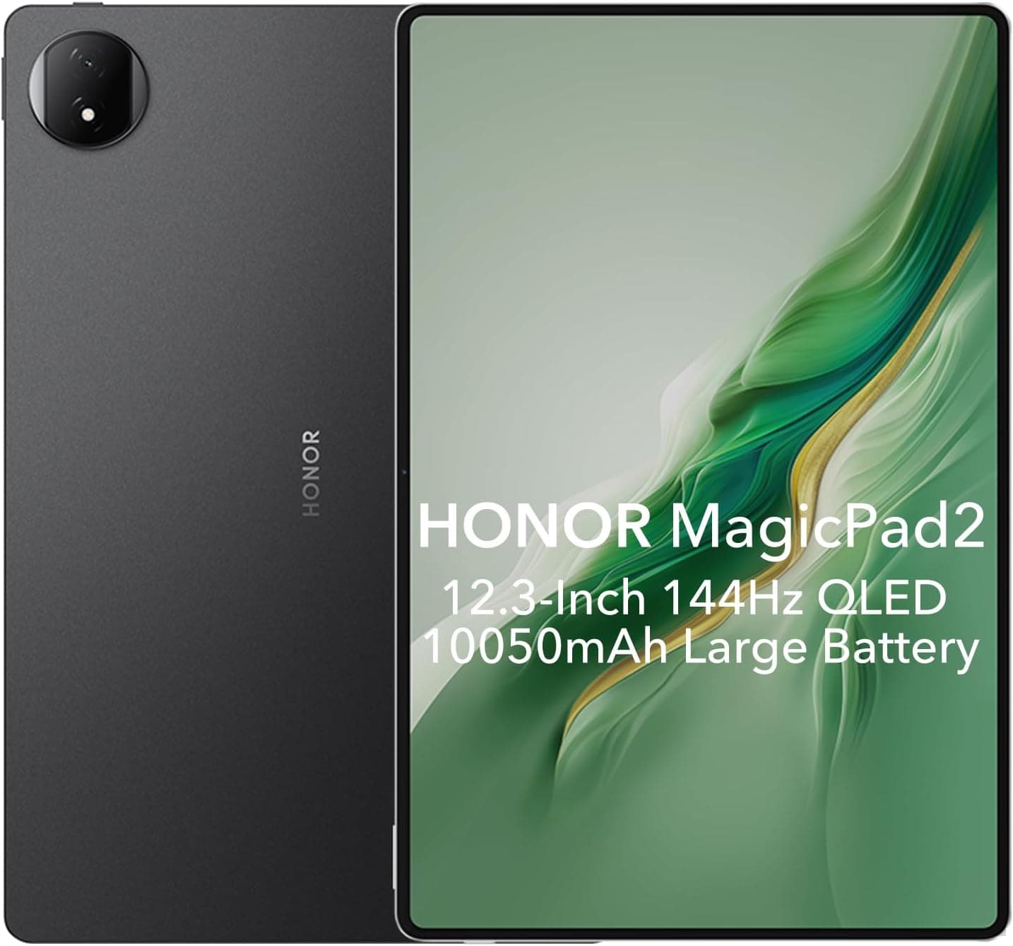 HONOR MagicPad2 Tablet 12 GB 256GB, bateria de 10050 mAh, 12,3 polegadas OLED 144 Hz, 8 altifalantes, Android 14, Tablet WiFi Google Service, branco
