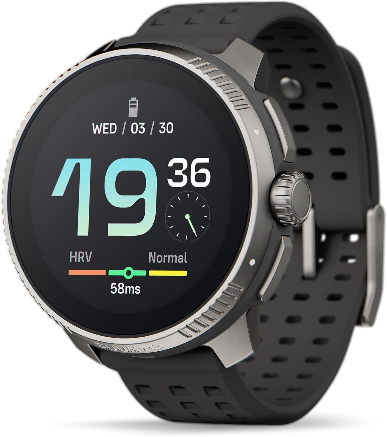 Relógio esportivo SUUNTO Race - Smartwatch ao ar livre, tela AMOLED brilhante de 1,43" com cristal de safira, coroa confortável e botões de controle, GPS de dupla frequência, bateria de longa duração