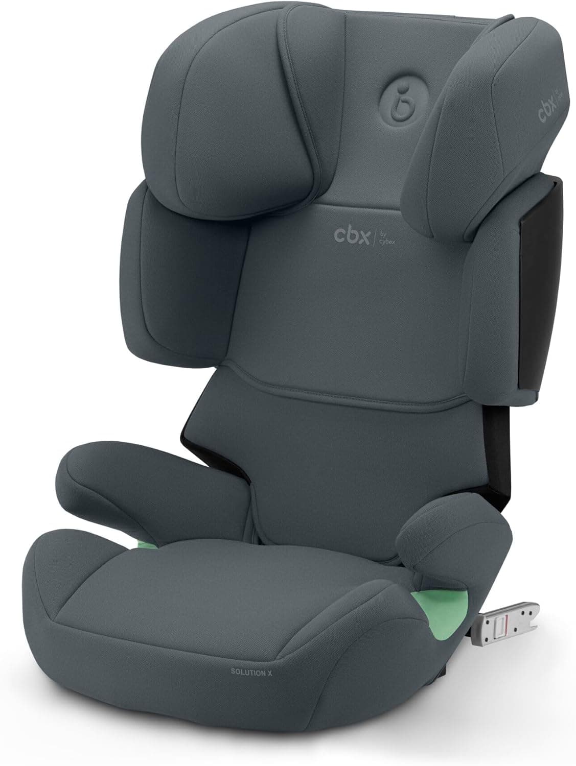 CYBEX Silver Cadeira de carro infantil Solution X i-Fix, para carros com e sem ISOFIX, de 3 a 12 anos aprox. (100-150 cm), aproximadamente 15 a 50 kg, cinzento escuro (Cobblestone Grey)
