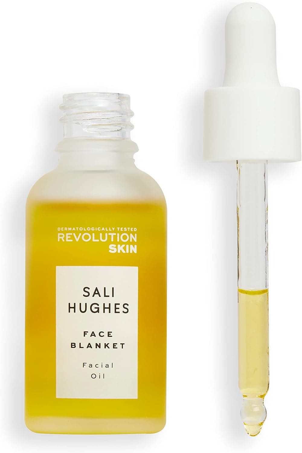 Revolution Beauty London Skincare x Sali Hughes Face Blanket óleo facial, atualização da pele opaca, hidratante para todos os tipos de pele, 30 ml