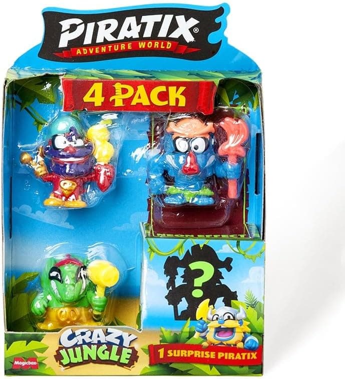 Pack 4 Piratas Crazy Jungle