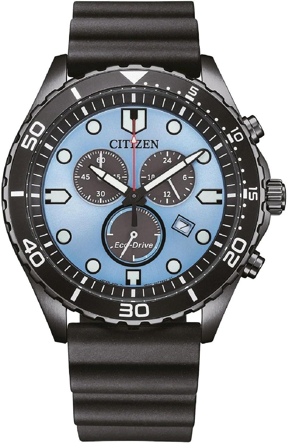 Citizen AT2567-18L | Relógio de pulso analógico com bracelete em poliuretano para homem