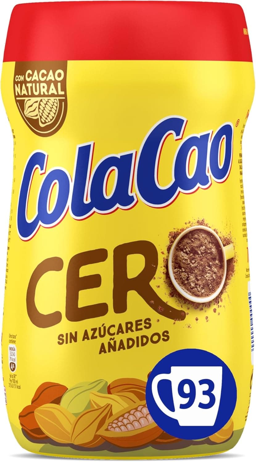 ColaCao Natural Soluble | Cacau solúvel sem açúcares adicionados 700 g