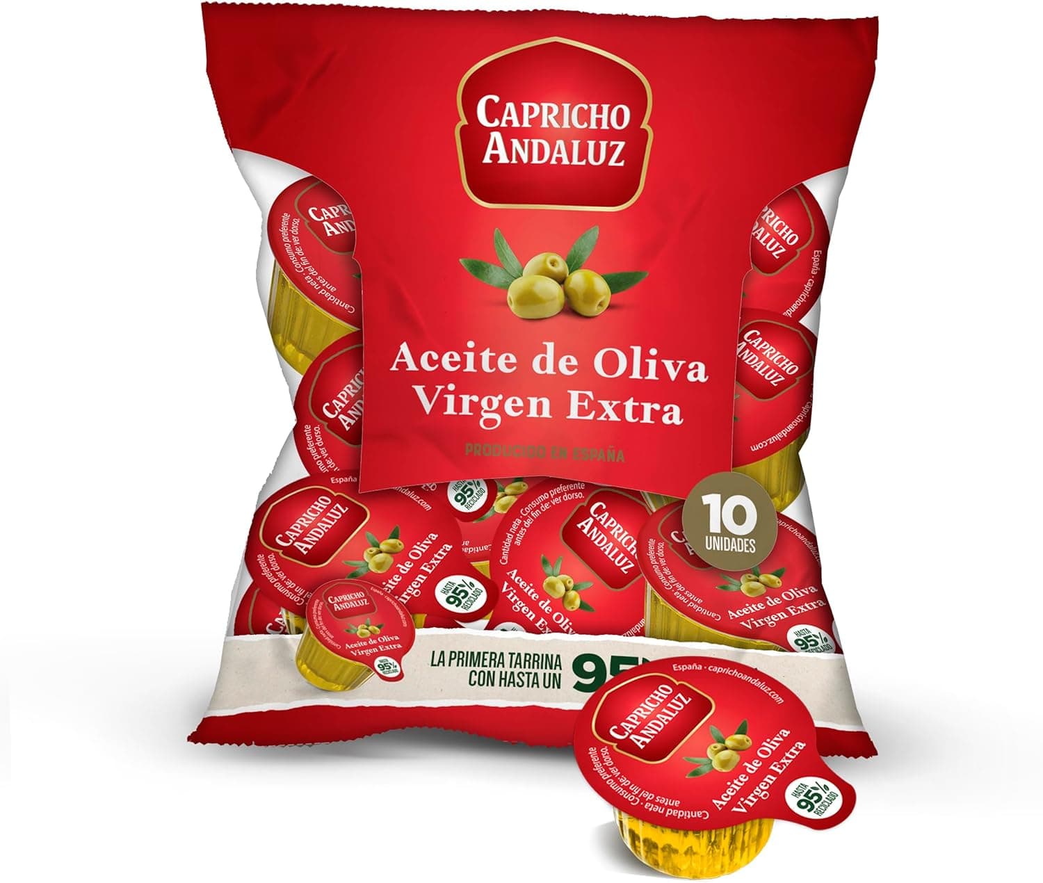 Capricho Andaluz Extra Virgin | Azeite virgem extra em 10 doses individuais de 10 ml