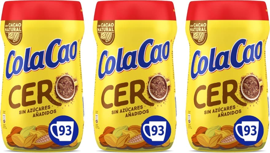 ColaCao, Cacau solúvel natural com adição de 0% açúcares - 700 g x 3