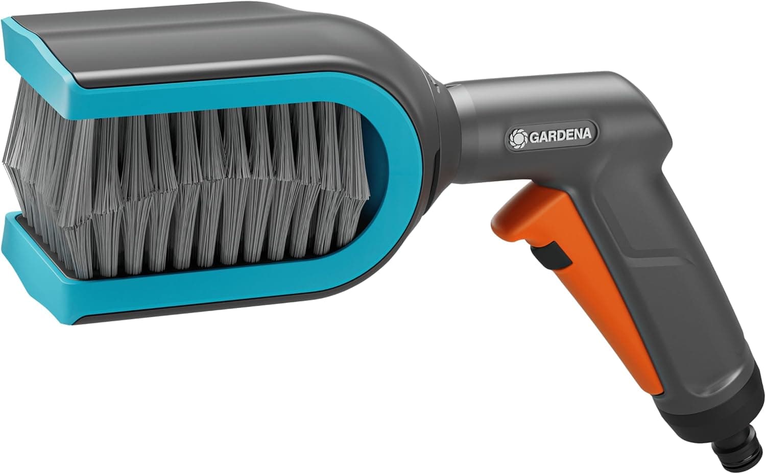 Gardena Cleansystem Escova de persiana: escova de limpeza para lâminas em forma de C ou Z, cabeça de escova giratória, com conexão de água, bloqueio permanente confortável (18850-20)