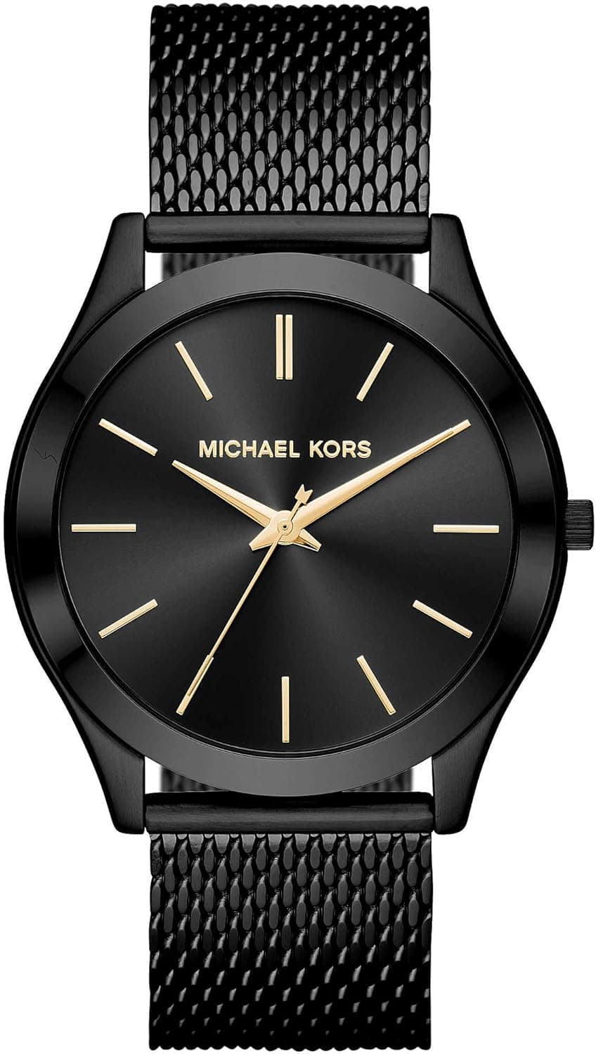 Michael Kors MK8607 Relógio de homem, preto e tom dourado, MK8607