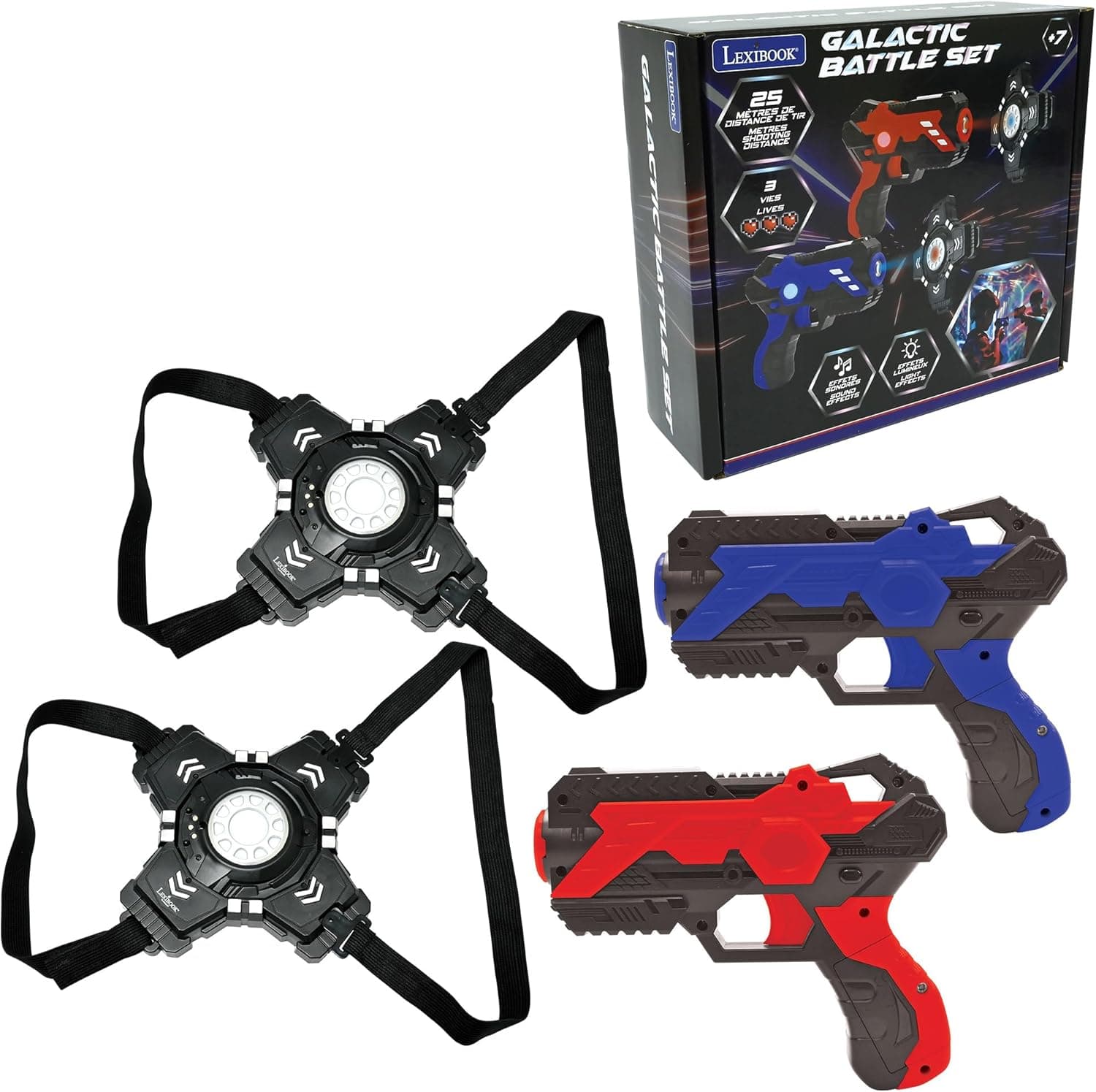 LEXIBOOK Set of 2 Laser Tag | Jogo eletrónico de laser com 2 pistolas para crianças