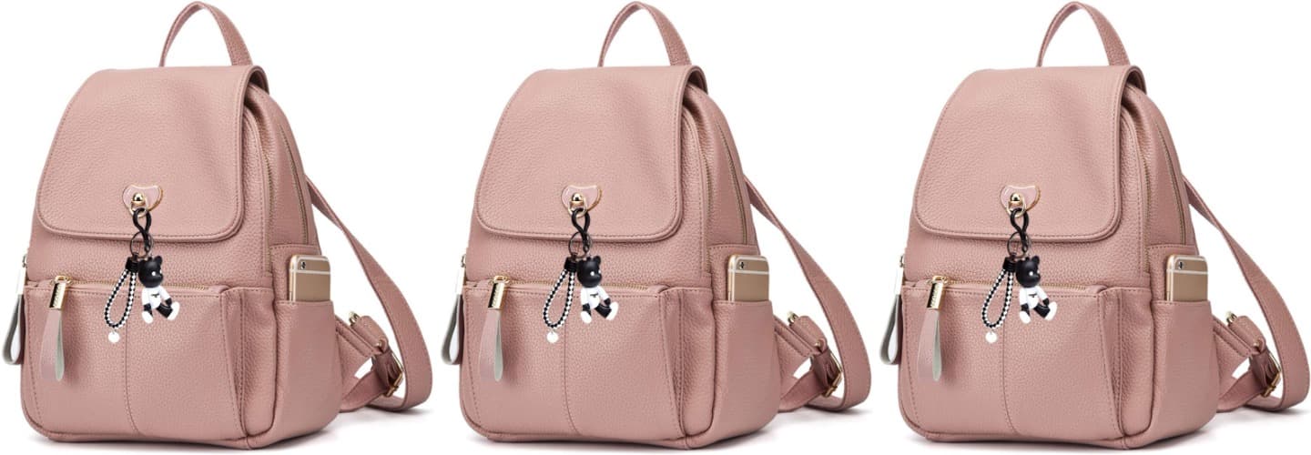 DEERWORD Mulher malas mochila casual mala de ombro marca médio antirroubo italianos PU couro 3020 1 peça