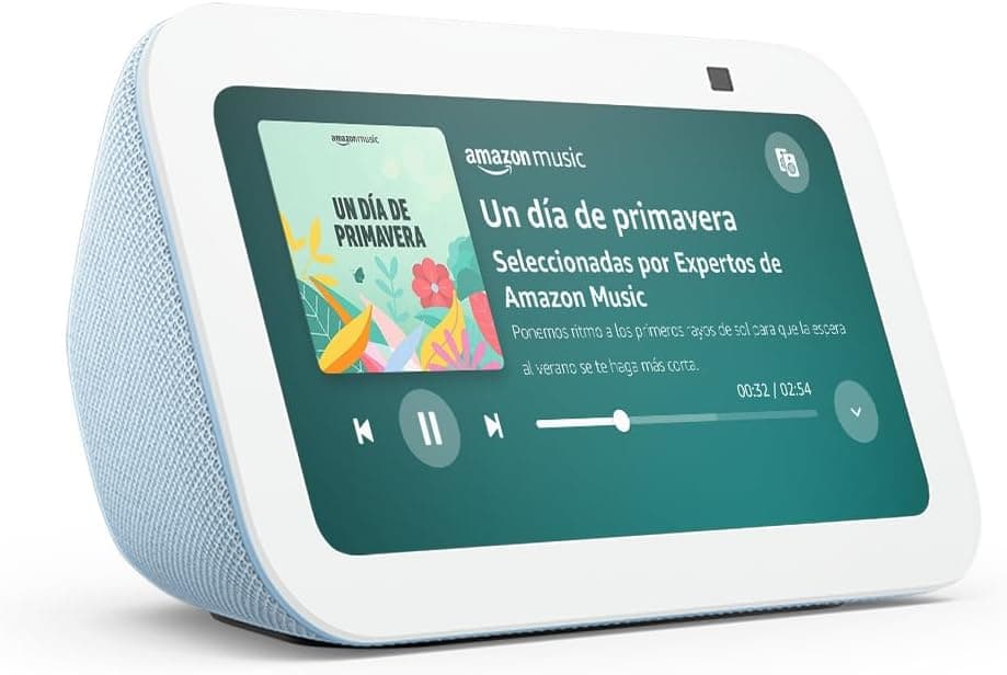 Amazon Echo Show 5 3.ª Geração | Ecrã inteligente com Alexa para controlo de casa inteligente