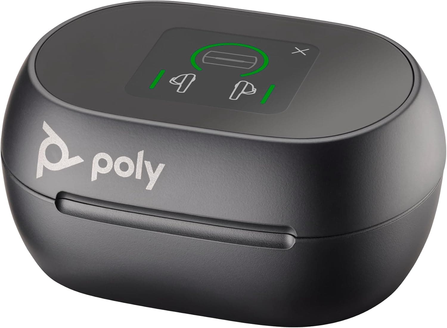 Poly Estojo de carregamento com ecrã tátil, preto, para Voyager Free 60 UC USB-A