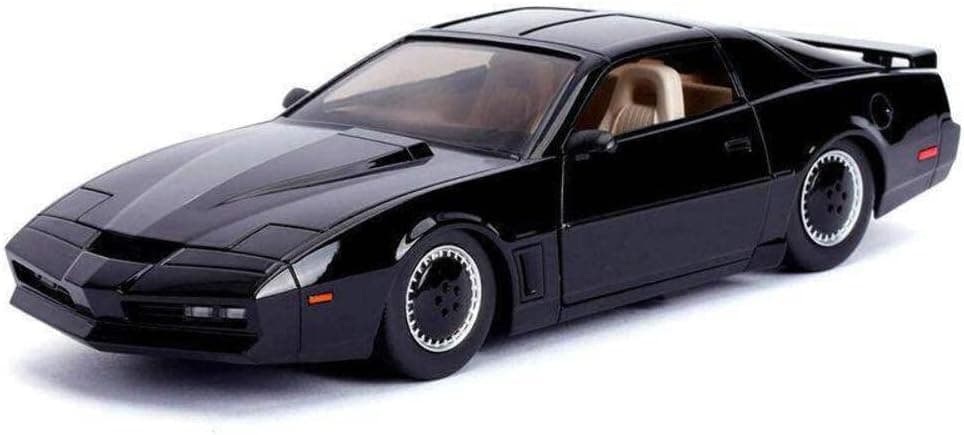 Jada Kitt 253255000 Carro fantástico de metal, 1:24, com luzes, de coleção, cor preta, tamanho único